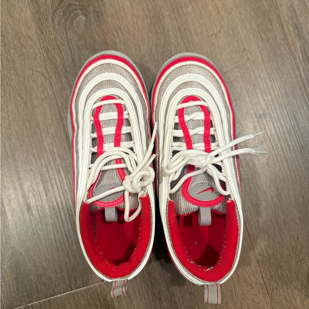 Nike Red and White Sneakers